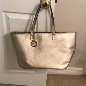 Henri Bendel Tote Gold